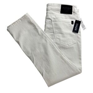 Buffalo David Bitton Skinny Max Mens White Denim Jeans 34x30